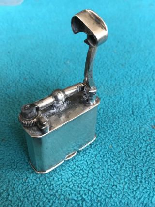 Vintage Solid Sterling Silver Mexico Cigarette Lighter 60g 7