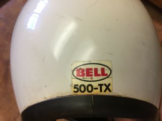Vintage 1968 Bell Toptex 500 - TX Motorcycle Helmet Visor size 7 - 1/4 