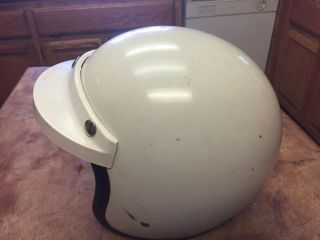 Vintage 1968 Bell Toptex 500 - TX Motorcycle Helmet Visor size 7 - 1/4 