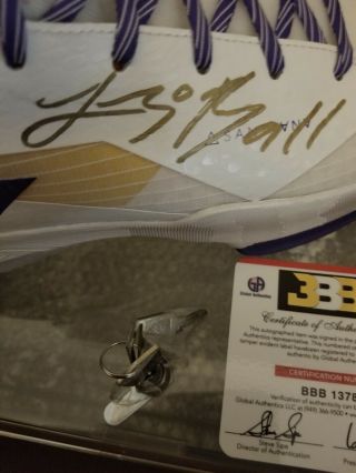 RARE FIND,  The Lonzo Ball Autographed BBB ZO2 WET Lakers Size 10 signed 7