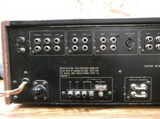 Vintage Pioneer SX - 1050 Stereo Receiver 120 Watts Per Channel 6