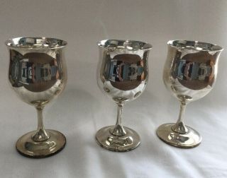 Vintage Sterling Silver Reed Barton Cordial Goblets