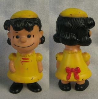 Vintage Peanuts Hungerford Vinyl Doll set piano Snoopy Linus Lucy Sally Brown 3