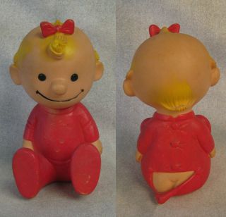 Vintage Peanuts Hungerford Vinyl Doll set piano Snoopy Linus Lucy Sally Brown 4