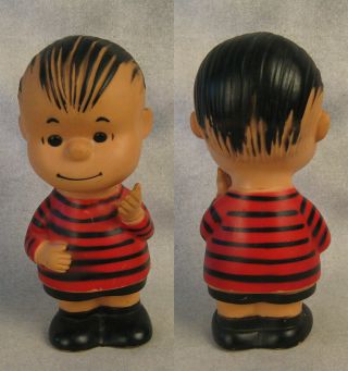 Vintage Peanuts Hungerford Vinyl Doll set piano Snoopy Linus Lucy Sally Brown 5
