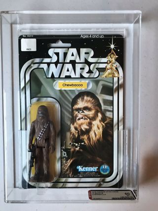Vintage Kenner Star Wars 1977 Chewbacca 12 - Back B Moc Afa 60 80/50/80 Moc