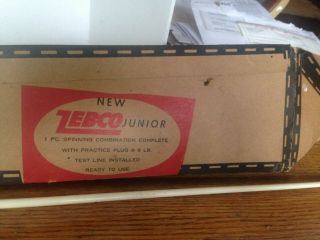 Scarce Old Zebco Junior Model 77 Combo Rod & Reel box 4