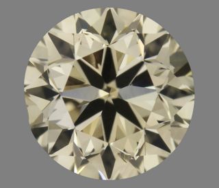 0.  70 Ct Fancy Light Brown Natural Gia Cert Round Shape Loose Diamond Rare