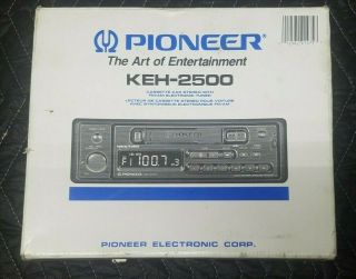 RARE VINTAGE Pioneer KEH - 2500 Car Stereo Cassette Player Detach Face 2