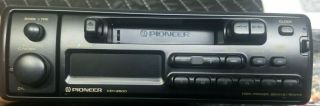 RARE VINTAGE Pioneer KEH - 2500 Car Stereo Cassette Player Detach Face 6