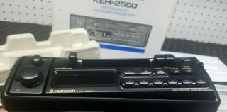 RARE VINTAGE Pioneer KEH - 2500 Car Stereo Cassette Player Detach Face 8