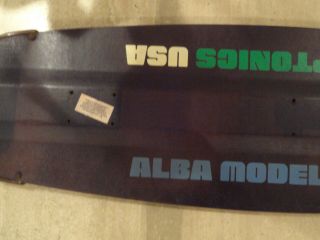 Rare Kryptonics Skateboard DECK Alba MODEL S.  A.  Old School 70´S 3