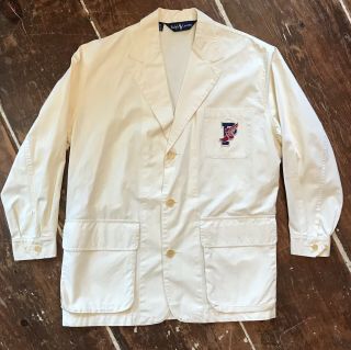 Vintage Polo Ralph Lauren P - Wing 1992 Rl - 92 Jacket 90s Mens Small Boating Blazer
