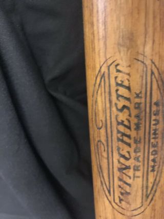 1920s (?) WINCHESTER ARMS Antique wood Baseball Bat Model 2700 4
