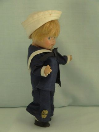 Vintage 1940 ' s Vogue Toddles Sailor Doll,  Tagged/All,  