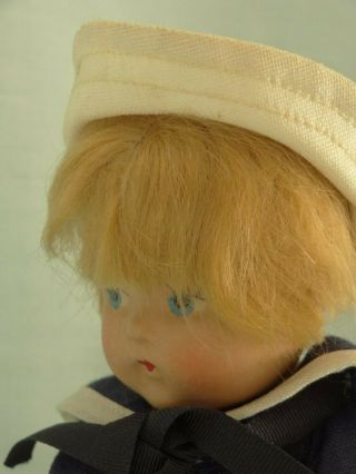 Vintage 1940 ' s Vogue Toddles Sailor Doll,  Tagged/All,  