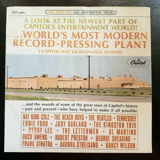 Beatles Mega Ultra Rare Capitol Souvenir Record Compact 33 Spro - 2905 Near