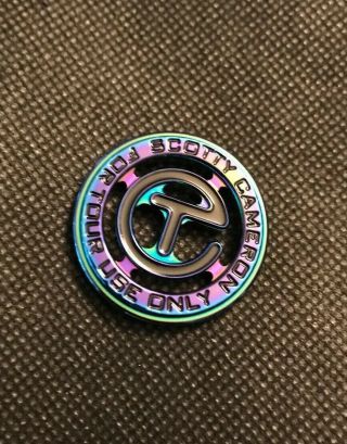 Scotty Cameron Proto PVD Blue Circle T Tour Only Ball Coin Rare 3