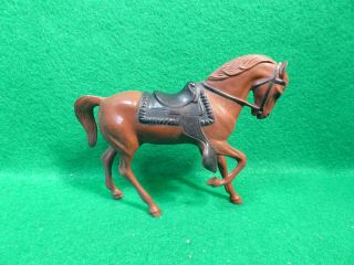 Vintage Hartland Plastics Toy Saddle Horses 4 " X 5 "