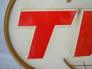 Large & VIntage TWA Trans World Airlines Plane Advertising Sign 6