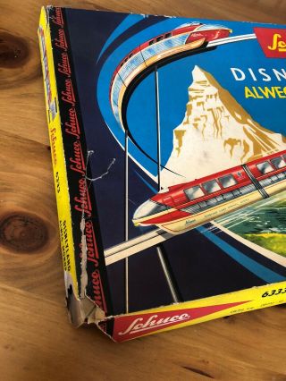 Vintage SCHUCO DISNEYLAND ALWEG MONORAIL 6333 Western Germany 9