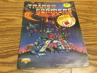Vintage 1986 Diamond Transformers G1 Sticker Album 100 Completed No Decoder