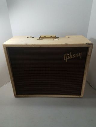 Gibson Ga - 8t Discoverer Tremolo Amp Turns On Vintage Guitar Amp Foot Pedal