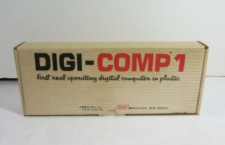 Vintage Esr Digi - Comp 1 Binary Computer Kit Complete 1960 