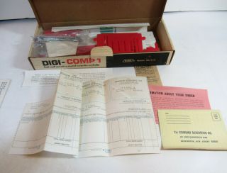 Vintage ESR Digi - Comp 1 Binary Computer Kit COMPLETE 1960 ' s Model Set EDMUND 2