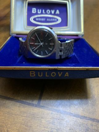 WOW Holy Grail VTG Bulova Accutron Asymmetric D Face Very Rare Watch VHTF W/ Box 3