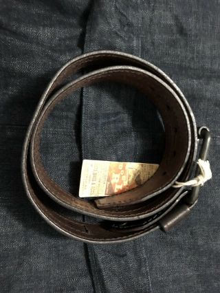 Rrl Ralph Lauren Double Rl Handmade Limited Edition 6/58 Leather Belt 32