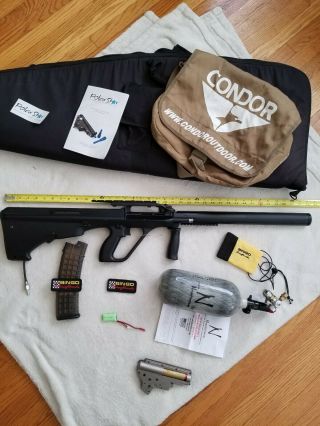 Rare Custom Aug Airsoft Gun With Polarstar Set Up