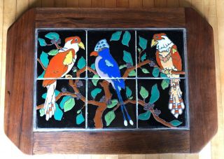 Vintage tiles pottery birds Taylor Arts Crafts Santa Monica Malibu California 2