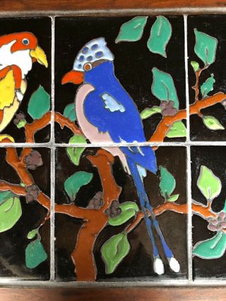 Vintage tiles pottery birds Taylor Arts Crafts Santa Monica Malibu California 5