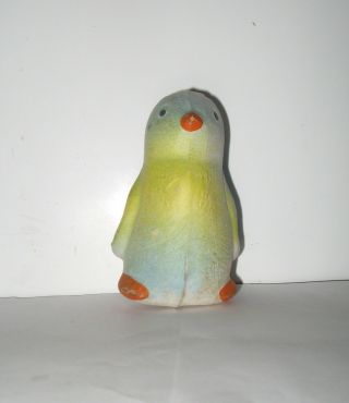 Rubber Toy Penguin Antique Vintage Soviet Ussr 1950 Rare