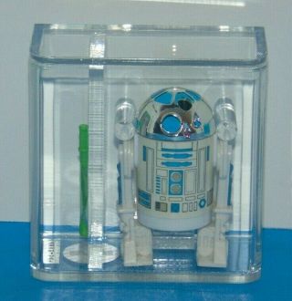Vintage Star Wars Potf R2 - D2 With Pop - Up Lightsaber Afa Graded 85,  1985