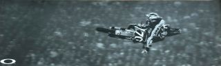 Rare Autographed Ricky Carmichael Oakley Poster By Photographer David St Onge