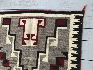 Antique 34 By 50 Navajo Indian Rug Classic Design Colors 10