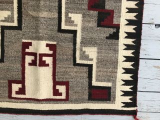 Antique 34 By 50 Navajo Indian Rug Classic Design Colors 2