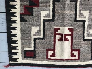 Antique 34 By 50 Navajo Indian Rug Classic Design Colors 3