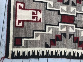 Antique 34 By 50 Navajo Indian Rug Classic Design Colors 4