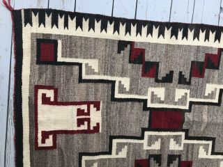 Antique 34 By 50 Navajo Indian Rug Classic Design Colors 5
