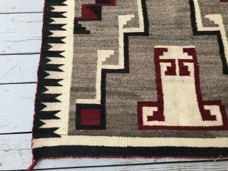 Antique 34 By 50 Navajo Indian Rug Classic Design Colors 8