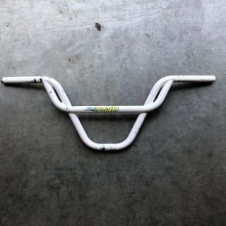 Dyno Pretzel Freestyle Bmx Handlebar Bars White Old School Vintage 80’s