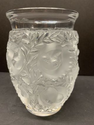 VTG GORGEOUS LALIQUE FROSTED HEAVY ART CRYSTAL 