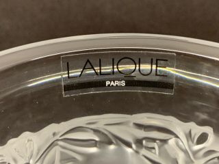 VTG GORGEOUS LALIQUE FROSTED HEAVY ART CRYSTAL 