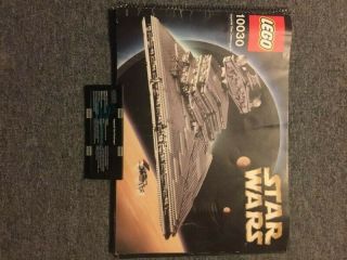 Vtg 2002 Lego Star Wars Imperial Star Destroyer 10030 W/o Box - 100 Complete