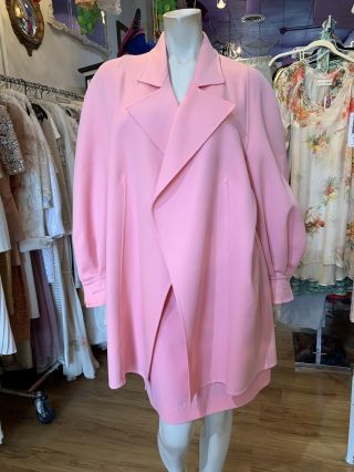 Vintage Christian Lacroix Paris Made in France Pink Skirt Suit Size 44 US 10 4