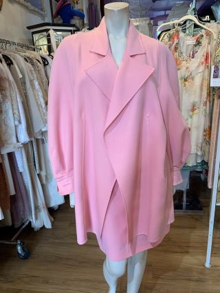 Vintage Christian Lacroix Paris Made in France Pink Skirt Suit Size 44 US 10 6