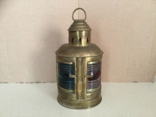 Rare Vintage Perko Red/green Combo Lantern